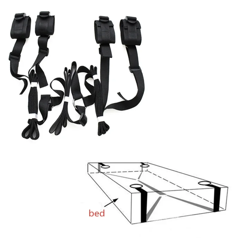 BDSM Bondage Restraint Bondage Fetish Slave Handcuffs & Ankle Cuffs Adult Erotic Sex Toys For Woman Couples Games Sex Products