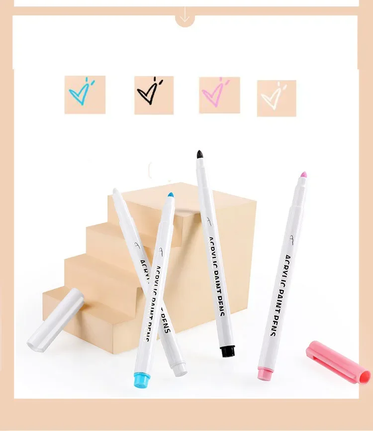 2 Pcs Graffiti Marker Art Body Painting Soft Head Washable Tattoo Writing Mark Sex Toy BDSM Tattoo Pencils Makeup Pen for Adult