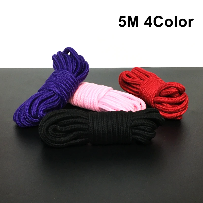 5m Cotton Rope Female Adult Sex products Slaves BDSM Bondage Soft Cotton Rope Adult Games Binding Rope Role-Playing Sex Toy