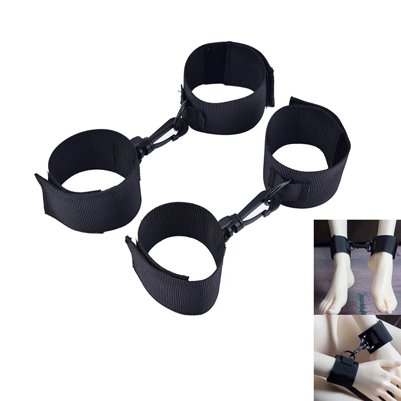 1 Pair Erotic Handcuffs Wristcuff Restraints Set Whip BDSM Slave Sex Toys For Women Couples Adult Game