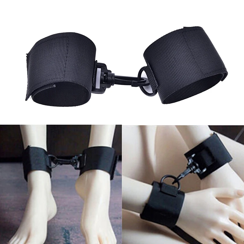 1 Pair Erotic Handcuffs Wristcuff Restraints Set Whip BDSM Slave Sex Toys For Women Couples Adult Game