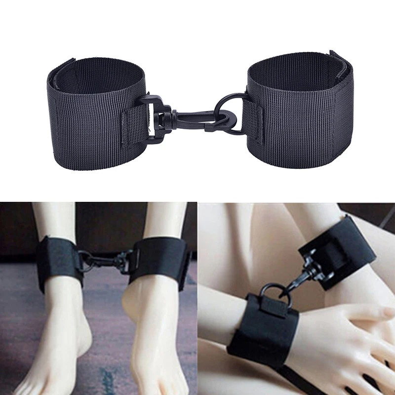 1 Pair Erotic Handcuffs Wristcuff Restraints Set Whip BDSM Slave Sex Toys For Women Couples Adult Game