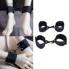1 Pair Erotic Handcuffs Wristcuff Restraints Set Whip BDSM Slave Sex Toys For Women Couples Adult Game