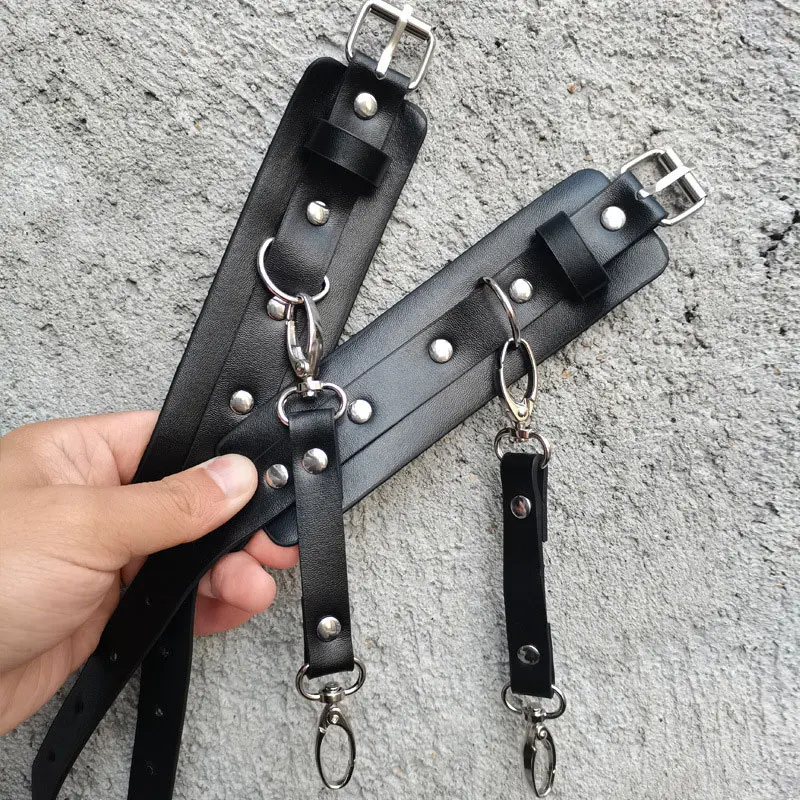 Sexy Women Leather Body Bondage 18 Sexual Game Sex Open Ass Garter Belt Bdsm Handcuffs Adult Supplies Fetish Goth Carnival Dress Sexy Women Leather Body Bondage 18 Sexual Game Sex Open Ass Garter Belt Bdsm Handcuffs Adult Supplies Fetish Goth Carnival Dress