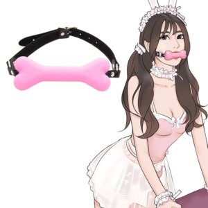 Sexual Harness Dog Bone Mouth Gag BDSM Games Slave Opening Mouth Bite Ball Gag Exotic Accessories Adult Sex Toys For Couples