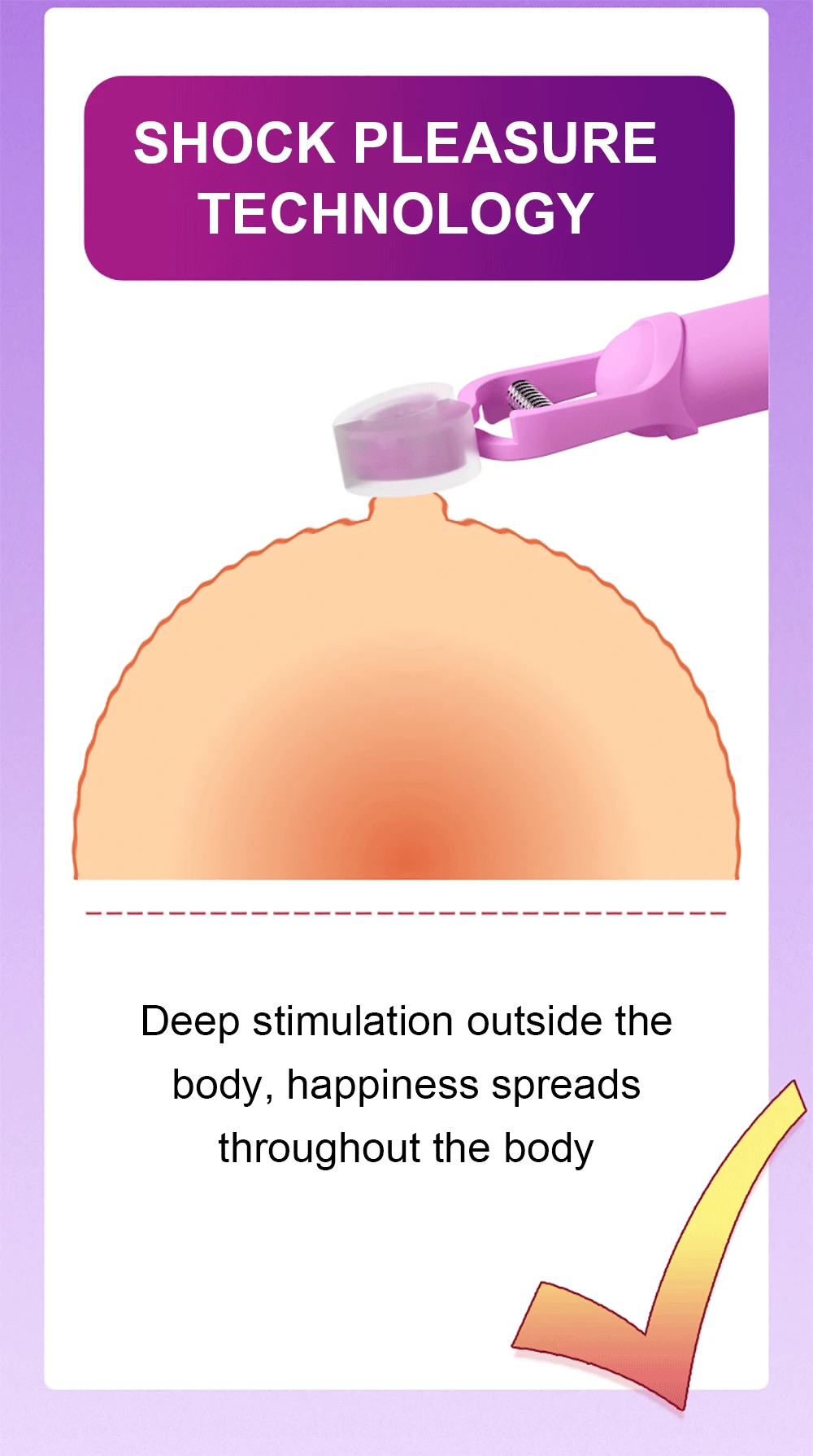 10 Speed Vibrating Nipple Clamp Vibrator for Women Breast Massage Fetish to Breast Labia Clip Stimulation Massager Bdsm Bondage
