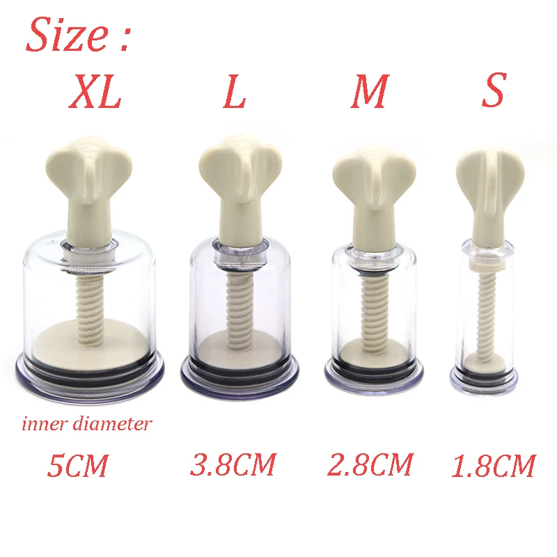 4 Size Nipple Sucker Enlarger Nipple Clamps Pussy Pump Clitoris Clip Vacuum Stimulate Breast Enlarger Sex Toy For Women Men BDSM 4 Size Nipple Sucker Enlarger Nipple Clamps Pussy Pump Clitoris Clip Vacuum Stimulate Breast Enlarger Sex Toy For Women Men BDSM