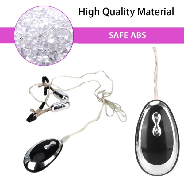 20 Modes Vibration Women Nipple Clamps Vibrators Clitoris Clips Sex Toys For Couples Tools Adults Games Products Bondage Sets