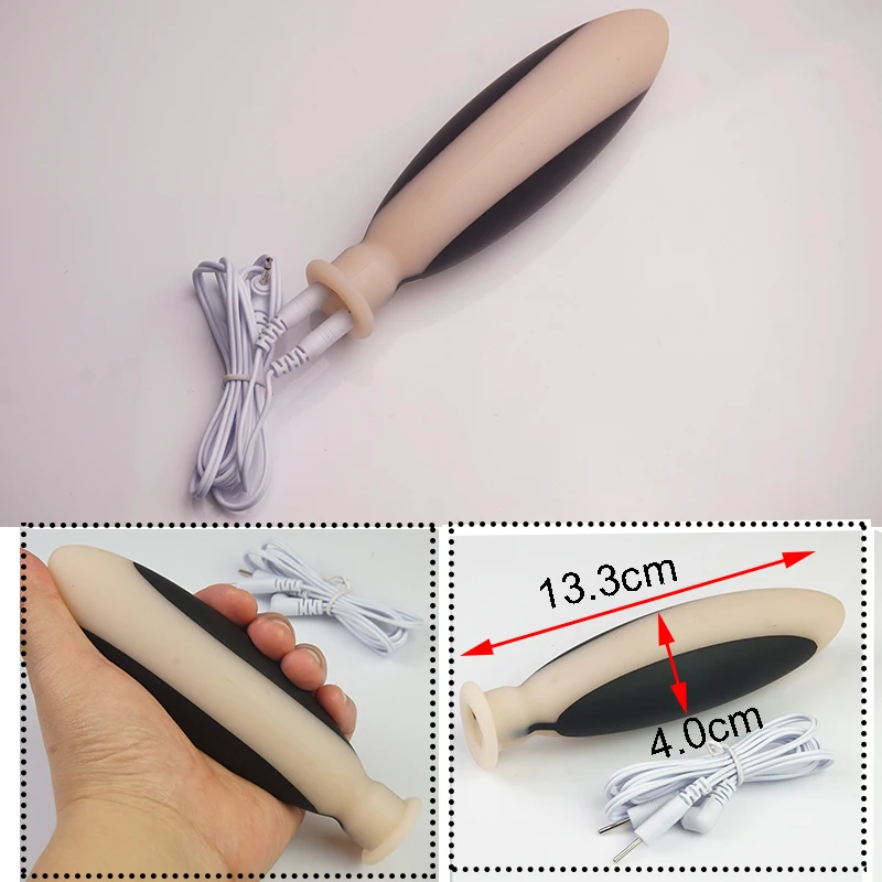 E stim Electrosex Electrostimulation Anal Butt Plug,Electric Shock Penis Cock Ring Stimulation,Electro Sex Cockring,BDSM Toys