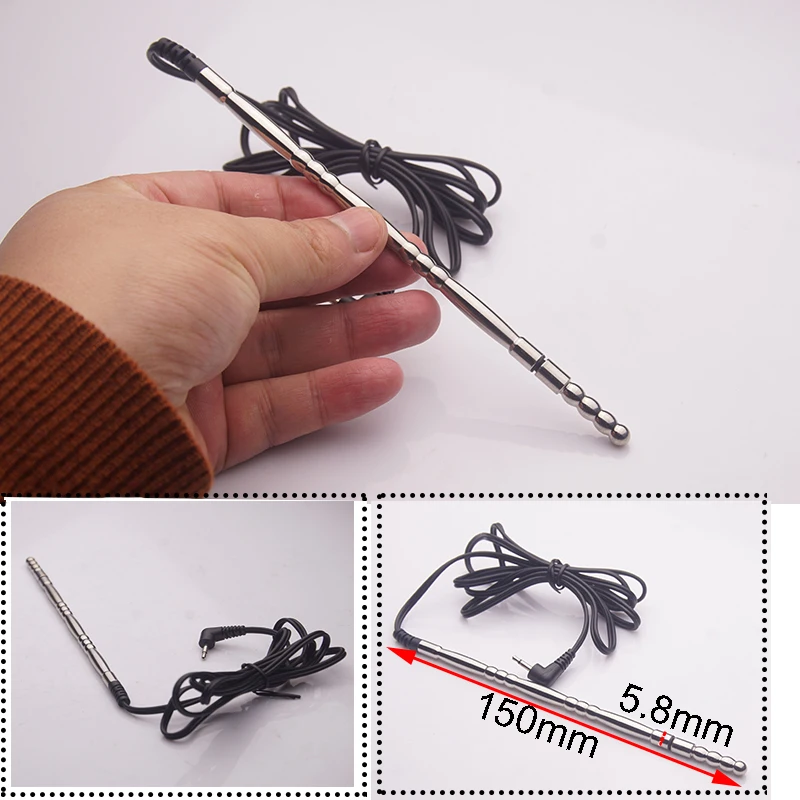 E stim Electrosex Electrostimulation Anal Butt Plug,Electric Shock Penis Cock Ring Stimulation,Electro Sex Cockring,BDSM Toys