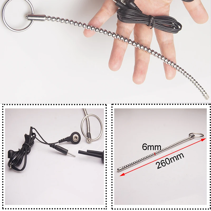 E stim Electrosex Electrostimulation Anal Butt Plug,Electric Shock Penis Cock Ring Stimulation,Electro Sex Cockring,BDSM Toys