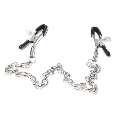 Metal Nipple Clamp with Metal Chain for Women Fetish to Breast Labia Clip Stimulation Massager Bdsm Bondage Sex Products Metal Nipple Clamp with Metal Chain for Women Fetish to Breast Labia Clip Stimulation Massager Bdsm Bondage Sex Products