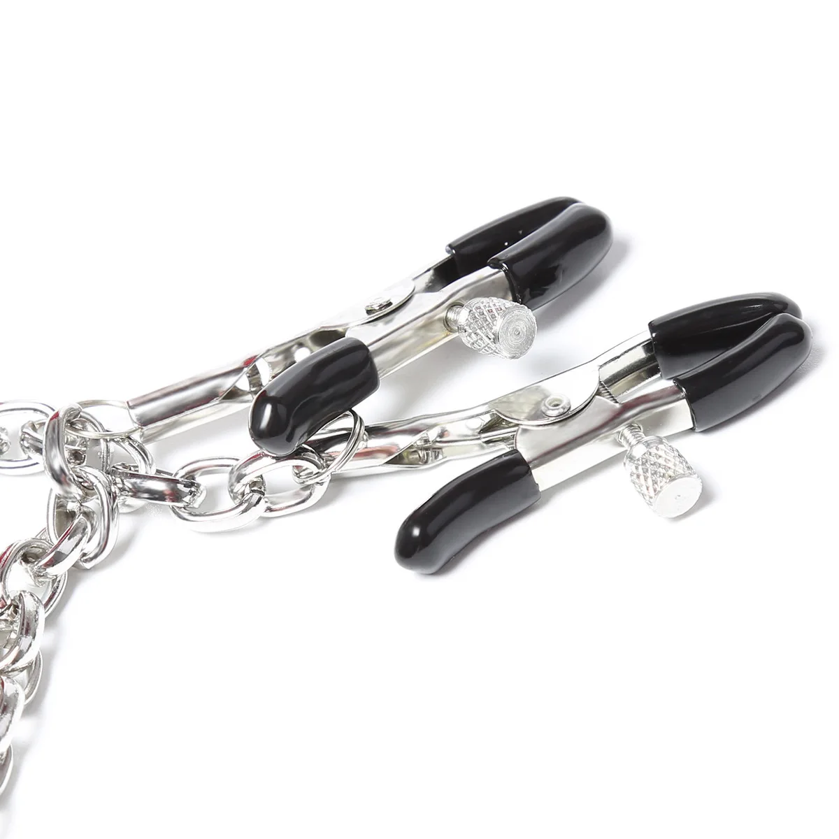 Metal Nipple Clamp with Metal Chain for Women Fetish to Breast Labia Clip Stimulation Massager Bdsm Bondage Sex Products Metal Nipple Clamp with Metal Chain for Women Fetish to Breast Labia Clip Stimulation Massager Bdsm Bondage Sex Products