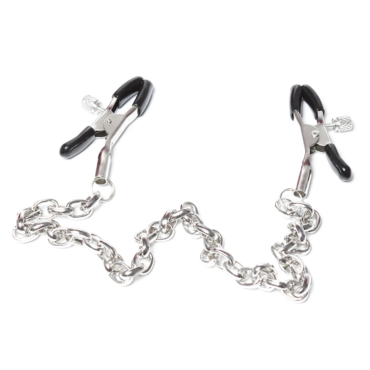 Metal Nipple Clamp with Metal Chain for Women Fetish to Breast Labia Clip Stimulation Massager Bdsm Bondage Sex Products Metal Nipple Clamp with Metal Chain for Women Fetish to Breast Labia Clip Stimulation Massager Bdsm Bondage Sex Products
