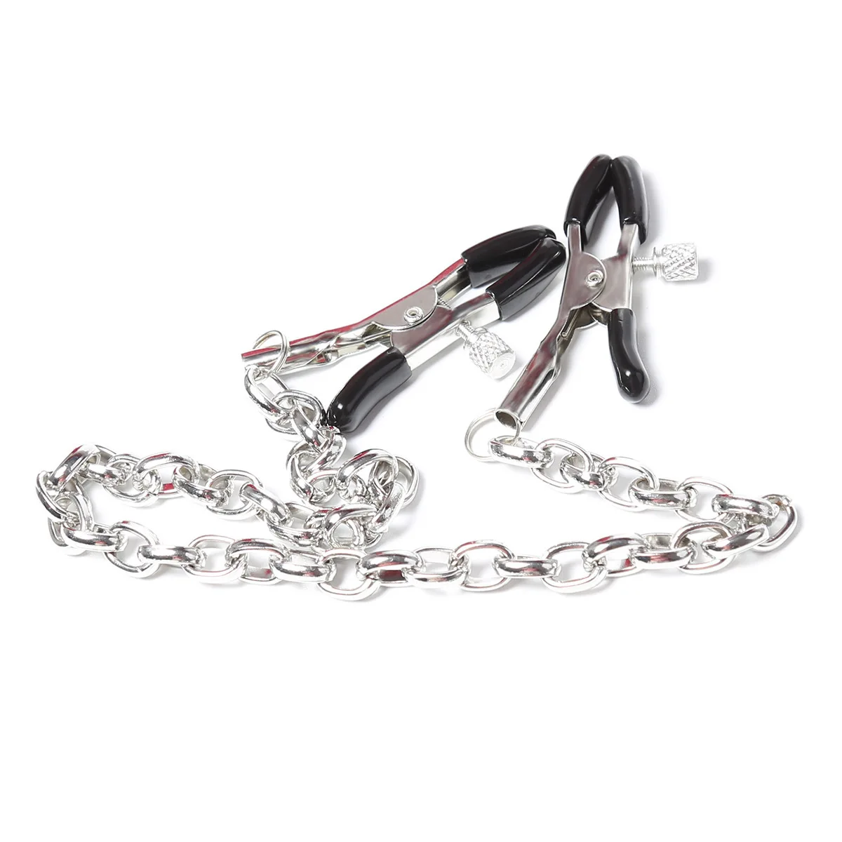 Metal Nipple Clamp with Metal Chain for Women Fetish to Breast Labia Clip Stimulation Massager Bdsm Bondage Sex Products Metal Nipple Clamp with Metal Chain for Women Fetish to Breast Labia Clip Stimulation Massager Bdsm Bondage Sex Products
