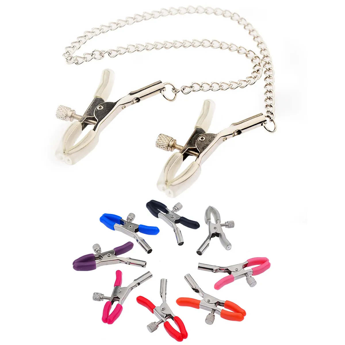 Metal Nipple Clamp with Metal Chain for Women Fetish To Breast Labia Clip Stimulation Massager Bdsm Bondage Sex Products Adult Metal Nipple Clamp with Metal Chain for Women Fetish To Breast Labia Clip Stimulation Massager Bdsm Bondage Sex Products Adult