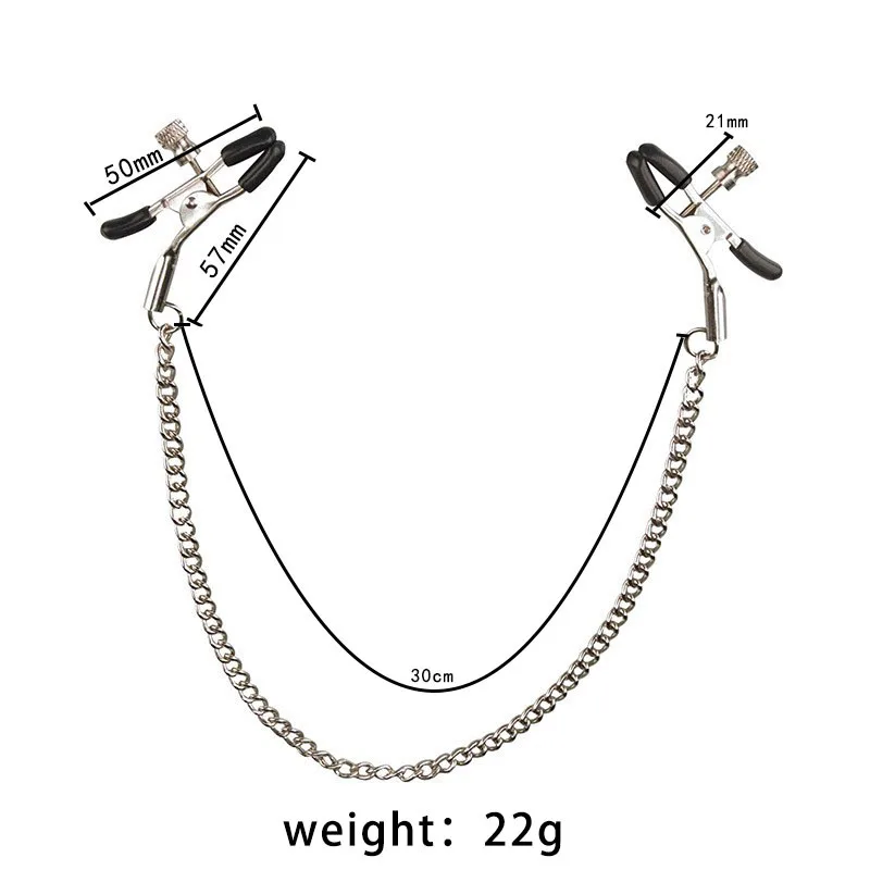 Metal Nipple Clamp with Metal Chain for Women Fetish To Breast Labia Clip Stimulation Massager Bdsm Bondage Sex Products Adult Metal Nipple Clamp with Metal Chain for Women Fetish To Breast Labia Clip Stimulation Massager Bdsm Bondage Sex Products Adult