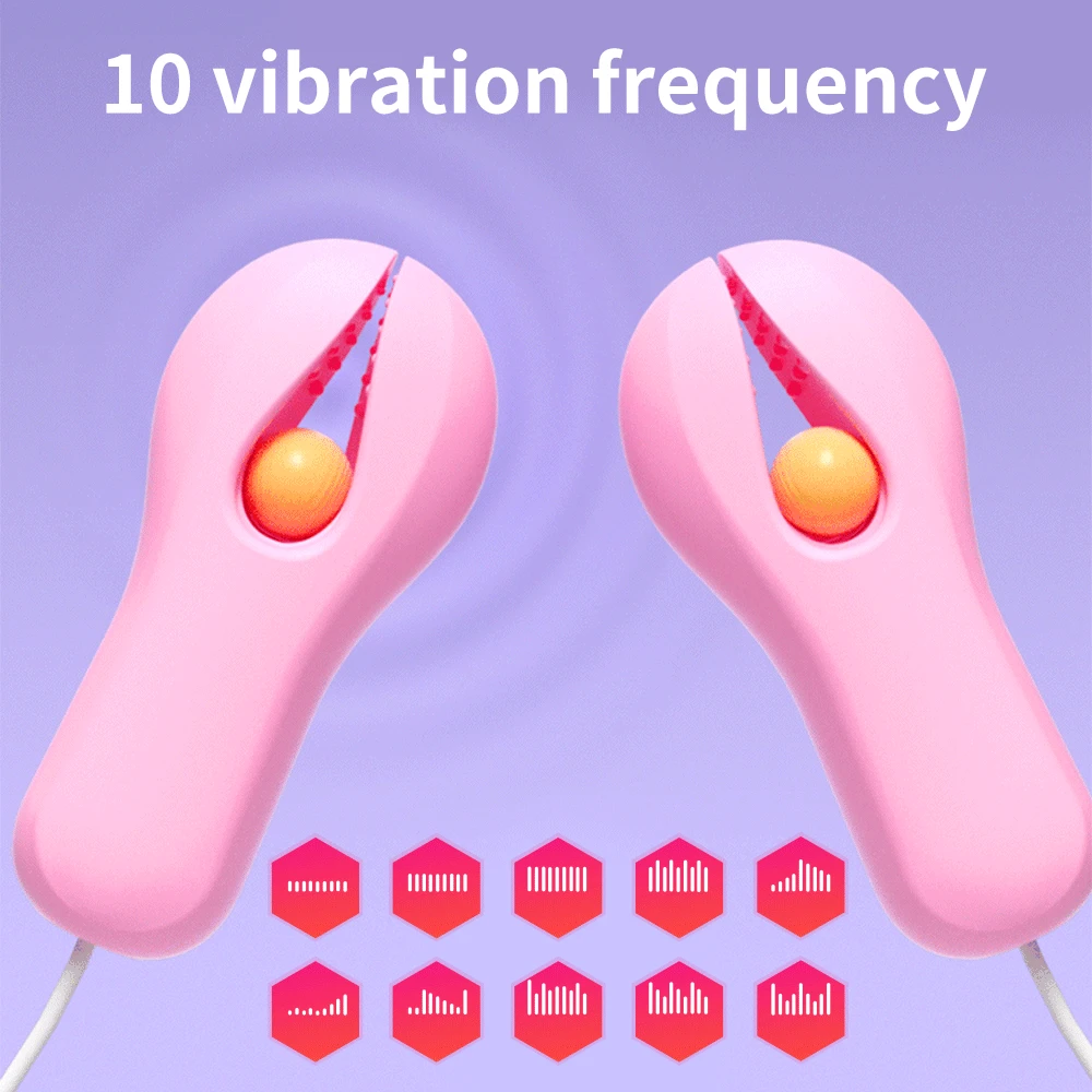 10 Modes Electric Nipple Clamp Breast Massage Vibrator Enhancer Bondage Adult Stimulator Sex Toys For Women Couples Female 10 Modes Electric Nipple Clamp Breast Massage Vibrator Enhancer Bondage Adult Stimulator Sex Toys For Women Couples Female