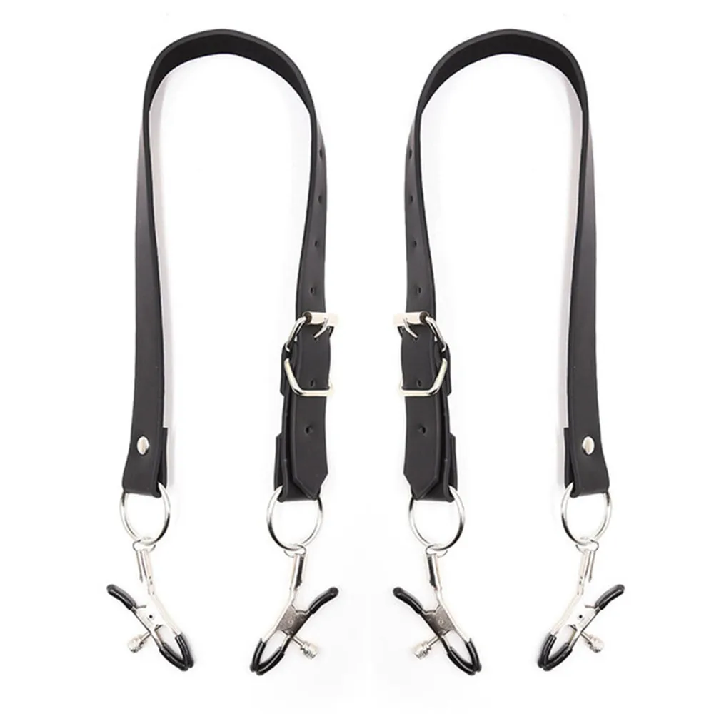 SM Labia Spreader Clip Nipple Clitoris Clamps BDSM Bondage Kit Adult Games Vagina Stimulator G-Spot Massage Sex Toys For Women