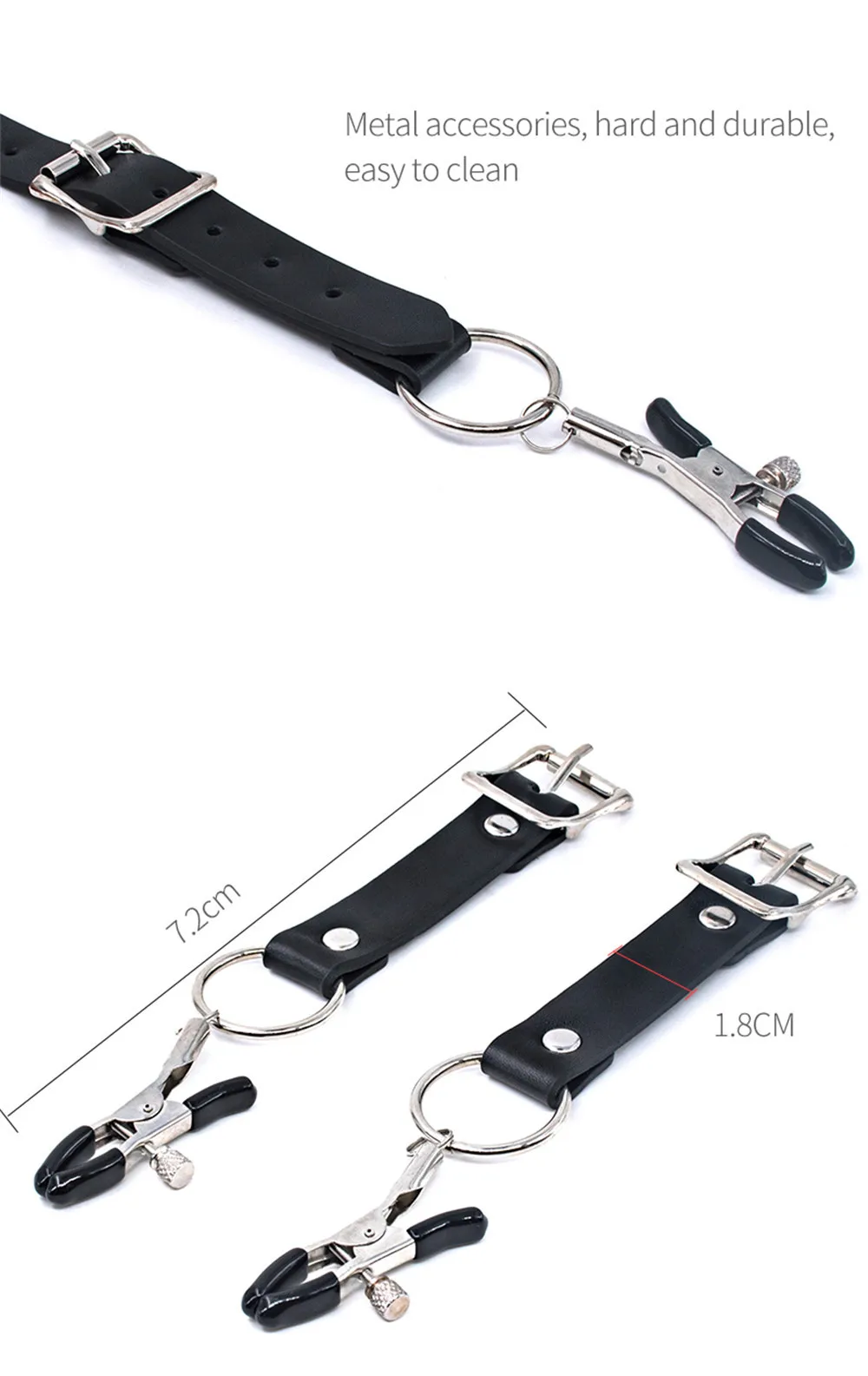 SM Labia Spreader Clip Nipple Clitoris Clamps BDSM Bondage Kit Adult Games Vagina Stimulator G-Spot Massage Sex Toys For Women