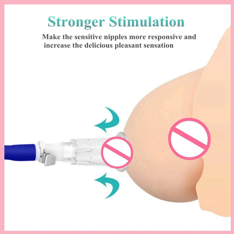 Vagina Pussy Pump Nipple Enlarger Vacuum Sucker Clitoris Stimulator Sex Toys For Women Breast Massage Milk Clamps Clit Suction