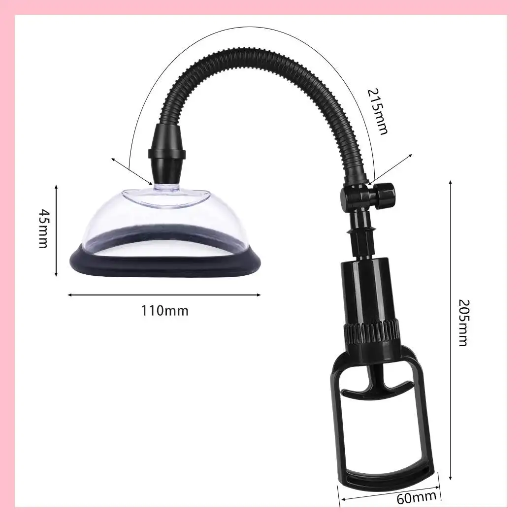 Vagina Pussy Pump Nipple Enlarger Vacuum Sucker Clitoris Stimulator Sex Toys For Women Breast Massage Milk Clamps Clit Suction