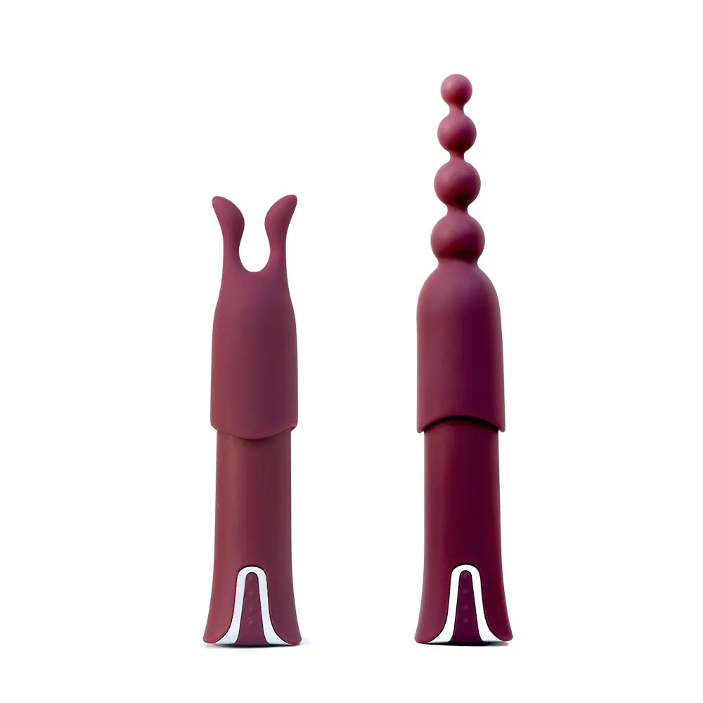 Electric USB Rechargeable Precision Clitoral Stimulation Bullet Vibrator Adult Women Nipple Clamps Vibrating Sex Toys