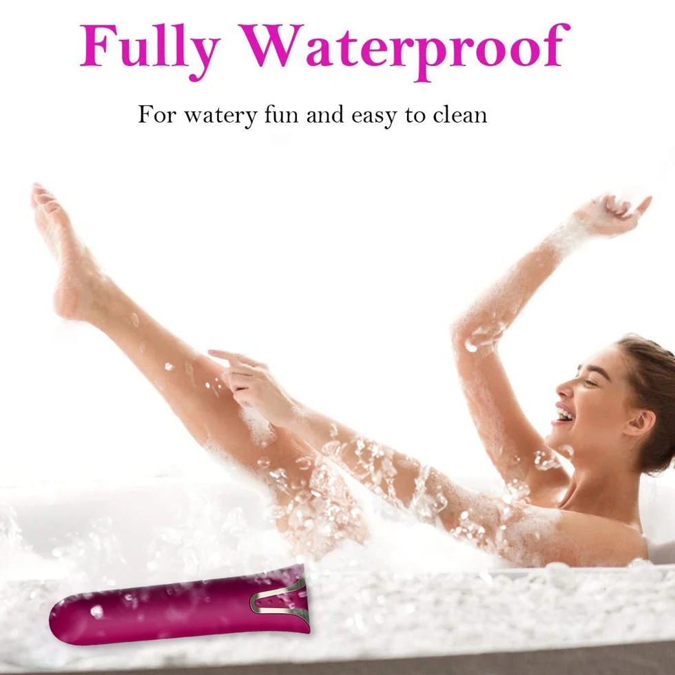 Electric USB Rechargeable Precision Clitoral Stimulation Bullet Vibrator Adult Women Nipple Clamps Vibrating Sex Toys