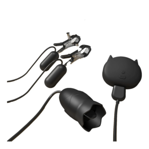 Nipple Clamp Electric Shock Clamps Male With Chain For Female Clip Sexy Electro Adjustable Breast Vibrator