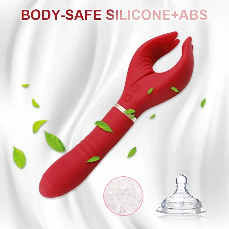 Female Masturbation Vibrator G-spot Orgasm Vaginal Nipple Massager Dildo Clitoris Clamp Masturbator Couple Flirting Adult SexToy