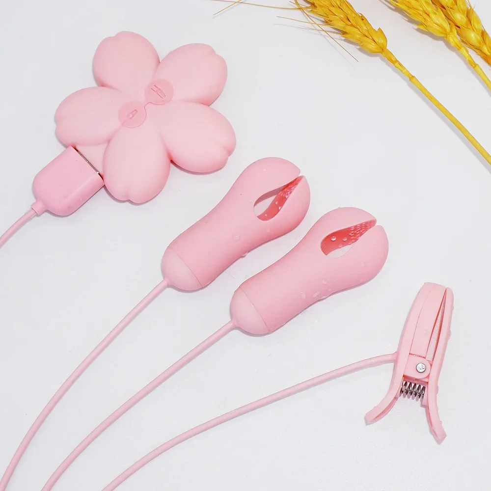 3 In 1 Nipple Clamps Vibrators For Women Clitoris Stimulator Breast Clips Couple Tool Sex Toys Adult Games Flirt Machine Erotic 3 In 1 Nipple Clamps Vibrators For Women Clitoris Stimulator Breast Clips Couple Tool Sex Toys Adult Games Flirt Machine Erotic