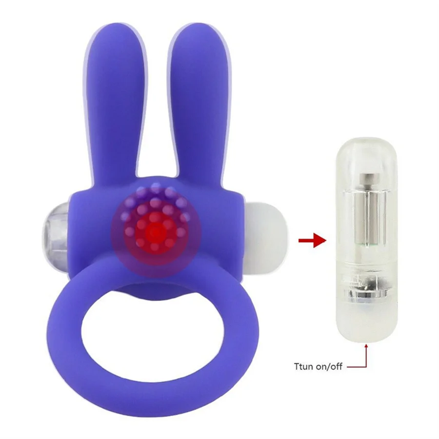 G Spot Vibrator Silicone Vibrating Cock Delay Ring Men Silicon Adult Bdsm Penis​ Rings Sex Toys Massager For Couples Women