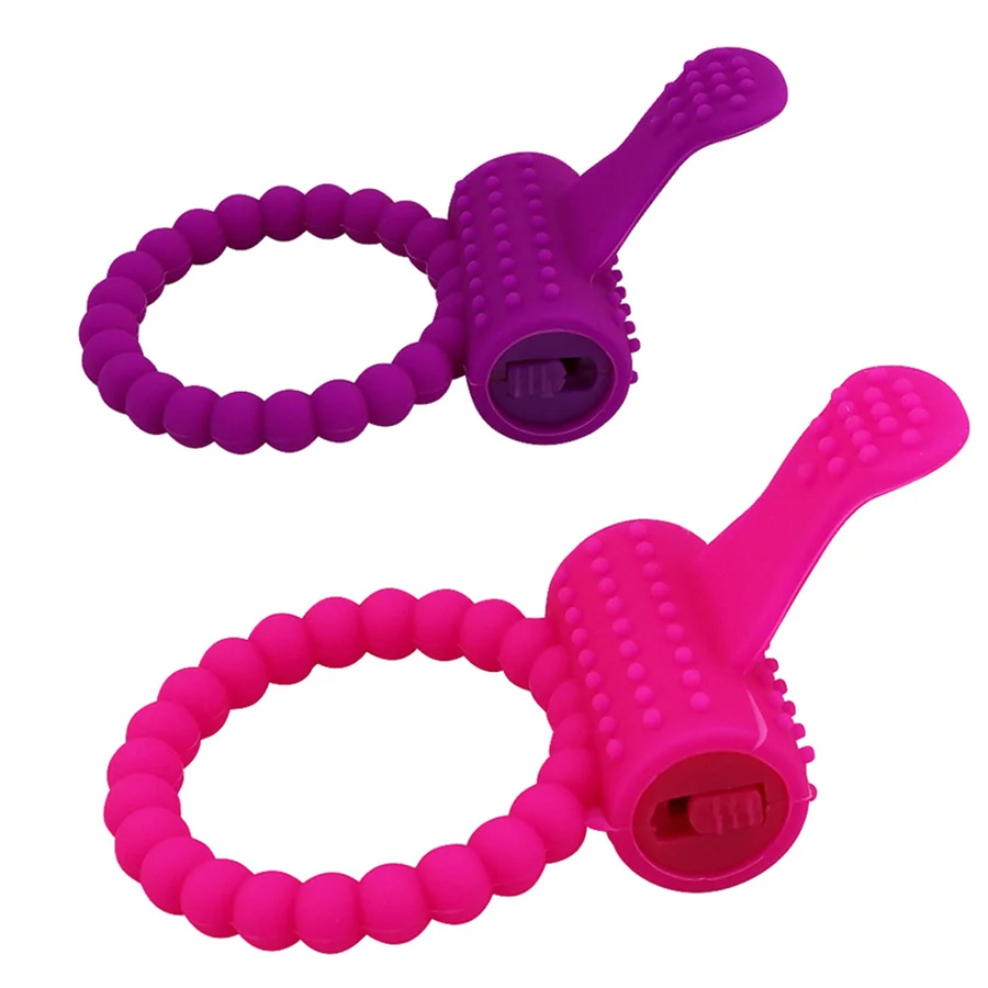 G Spot Vibrator Silicone Vibrating Cock Delay Ring Men Silicon Adult Bdsm Penis​ Rings Sex Toys Massager For Couples Women