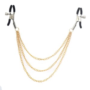 Metal Chain Nipple Clamps Clips Flirting Nipple Clamp Teasing Sex Bdsm Bondage Kit Slave Pinzas Pezones Adult Sex Toys