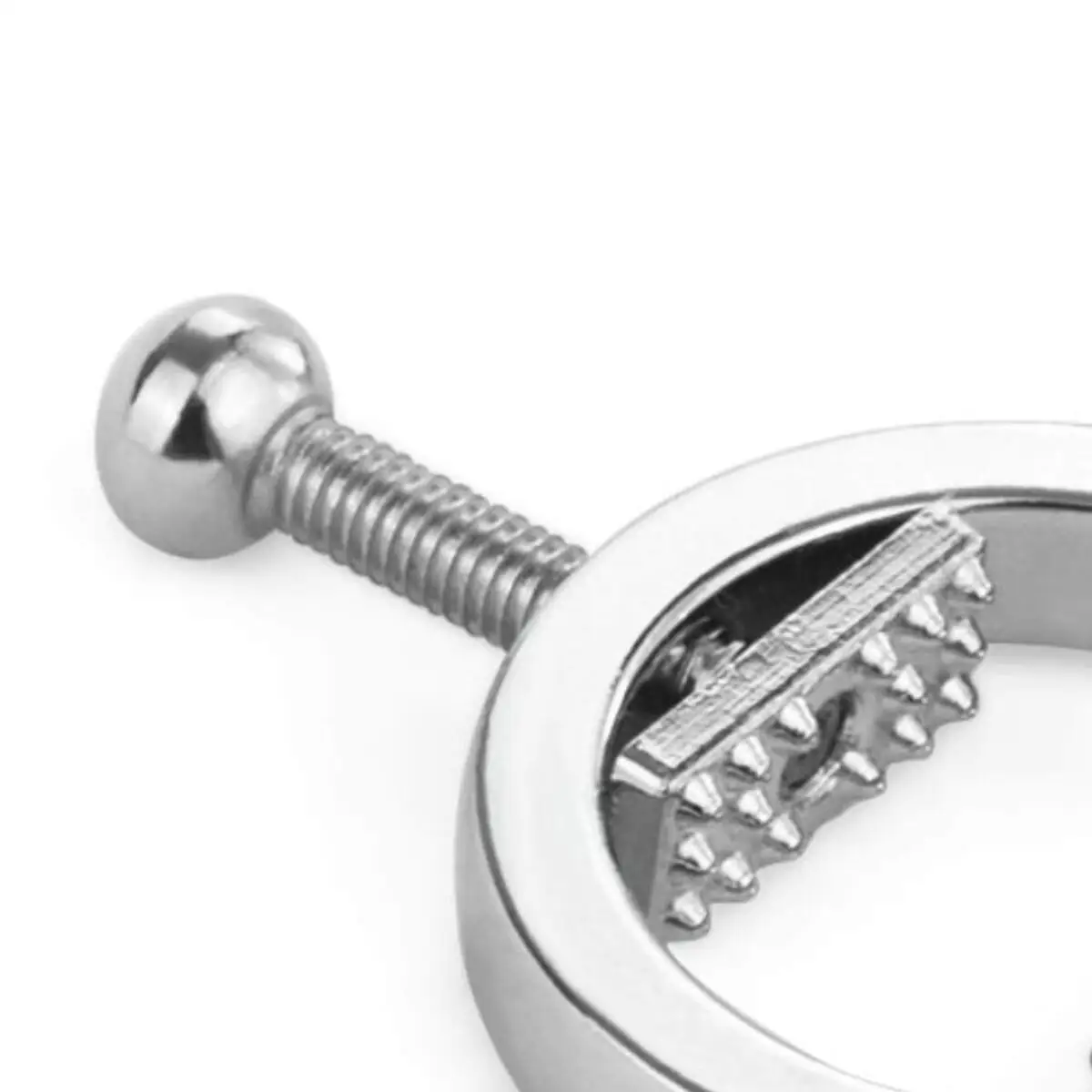 Stainless Steel Nipple Clamps Labia Spreader SM Sex Toy for Women Adjustable Nipple Clitoral Dual Stimulation Sex Restraint Game