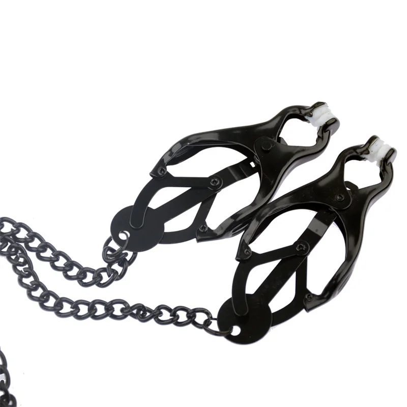 Metal Nipples Clamps Labium Clips Breast Clit Stimulation Massage Bondage Slave Sex Toys For Women Men Couples Adult Games Metal Nipples Clamps Labium Clips Breast Clit Stimulation Massage Bondage Slave Sex Toys For Women Men Couples Adult Games