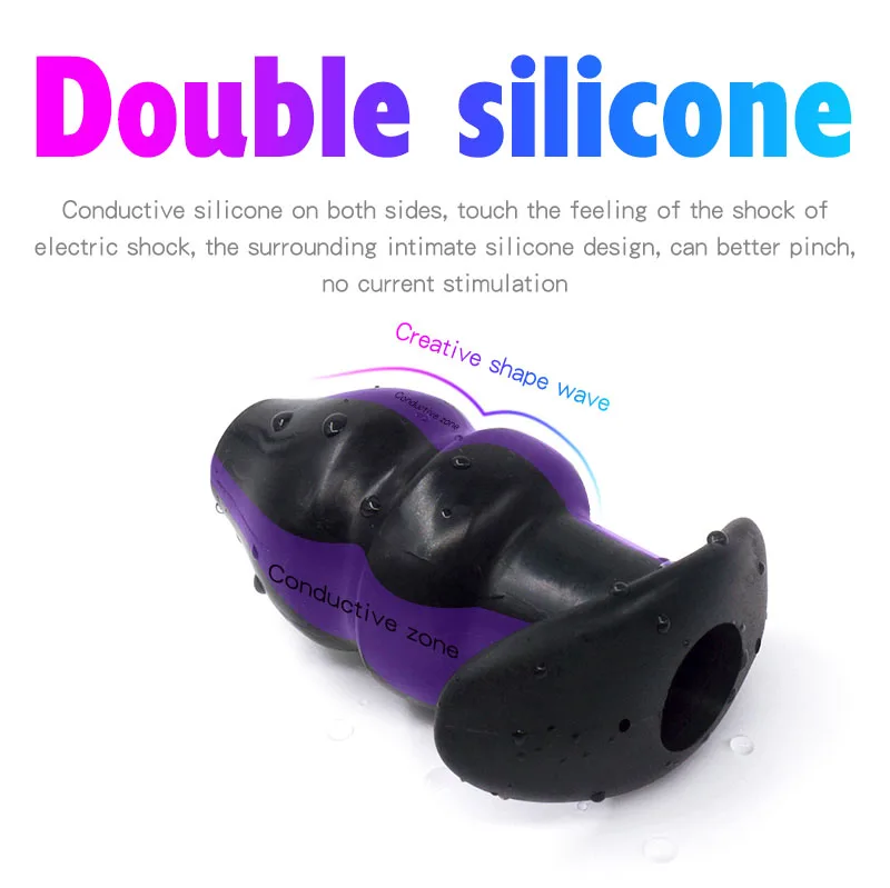 Bdsm Electro Shock Anal Butt Plug Sex Toys,Electric Penis Cock Ring Stimulator,Estim E stim Ball Stretcher Nipple Clamps