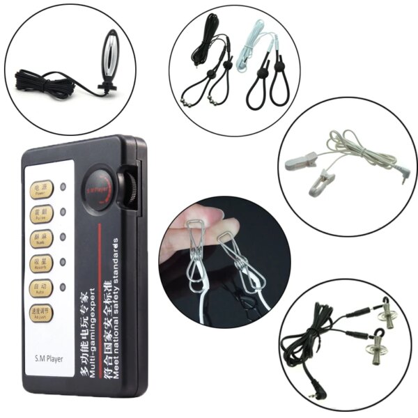 Electro Shock Anal Butt Plug Massage Pad Nipple Clamps Electric Stimulate No Vibrators For Women Sex Toys For Women Sex Shop