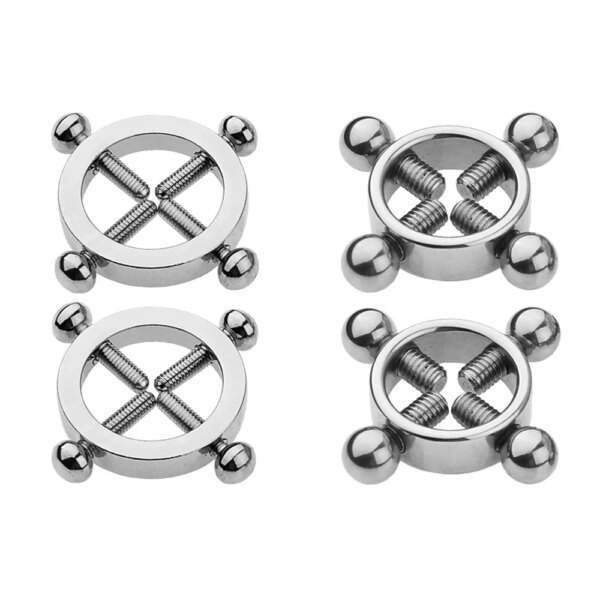 1 Pair Nipple Clamps Breast Clips Nipple Stimulator Erotic Toys Sex Slave Restraints Sex Toys for Couple Adult Games