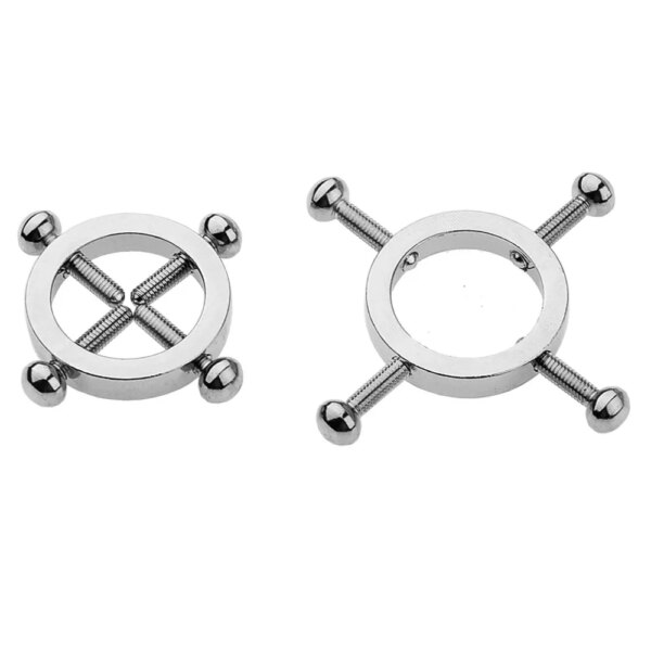 1 Pair Nipple Clamps Breast Clips Nipple Stimulator Erotic Toys Sex Slave Restraints Sex Toys for Couple Adult Games