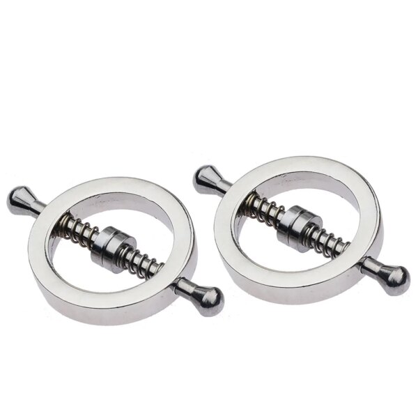 1 Pair Nipple Clamps Breast Clips Nipple Stimulator Erotic Toys Sex Slave Restraints Sex Toys for Couple Adult Games