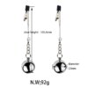 Metal Labia Clamps Breast Nipple Clips Weights Hanging Male Tease Sex Toys Bondage Accessories BDSM Nipple Massage Clamp Women