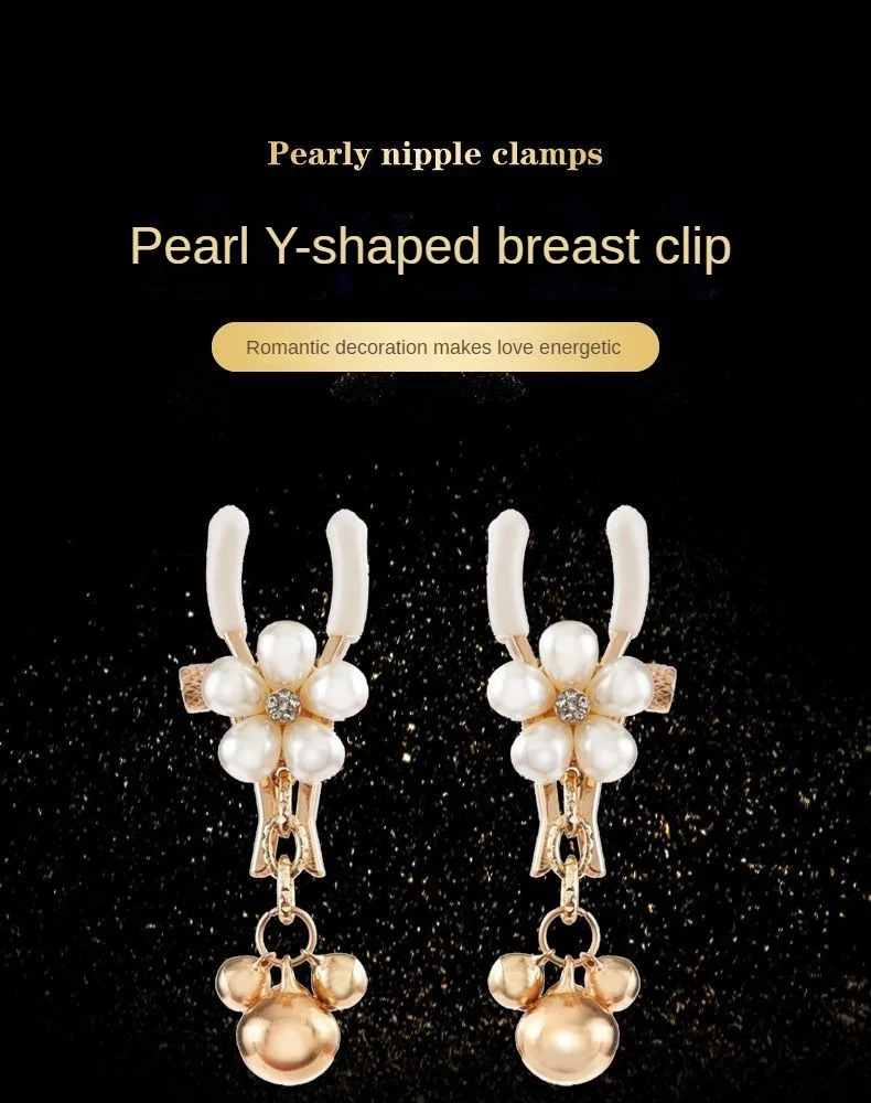 1 Pair Bells Metal Bondage Nipple Clamps Chain Clips Labia Slave BDSM Women Toys Adult Sex Games Breast Stimulate