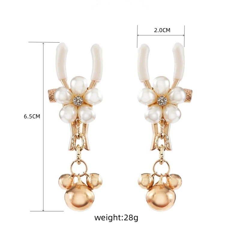1 Pair Bells Metal Bondage Nipple Clamps Chain Clips Labia Slave BDSM Women Toys Adult Sex Games Breast Stimulate 1 Pair Bells Metal Bondage Nipple Clamps Chain Clips Labia Slave BDSM Women Toys Adult Sex Games Breast Stimulate