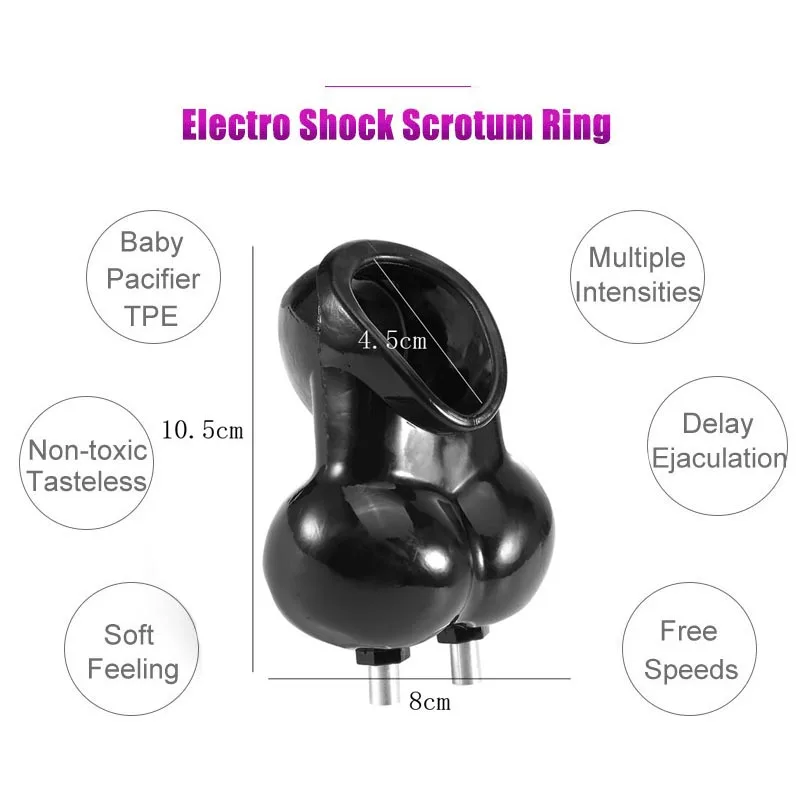 Electric Stimulation Massage Sex Toys Electro Shock Pulse Anal Butt Plug Penis Cage/Plug/Ring Nipple Clamp Labia Clip SM Roller