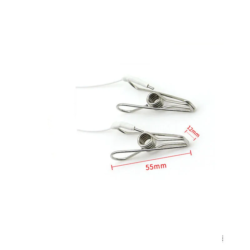 Electric Stimulation Massage Sex Toys Electro Shock Pulse Anal Butt Plug Penis Cage/Plug/Ring Nipple Clamp Labia Clip SM Roller