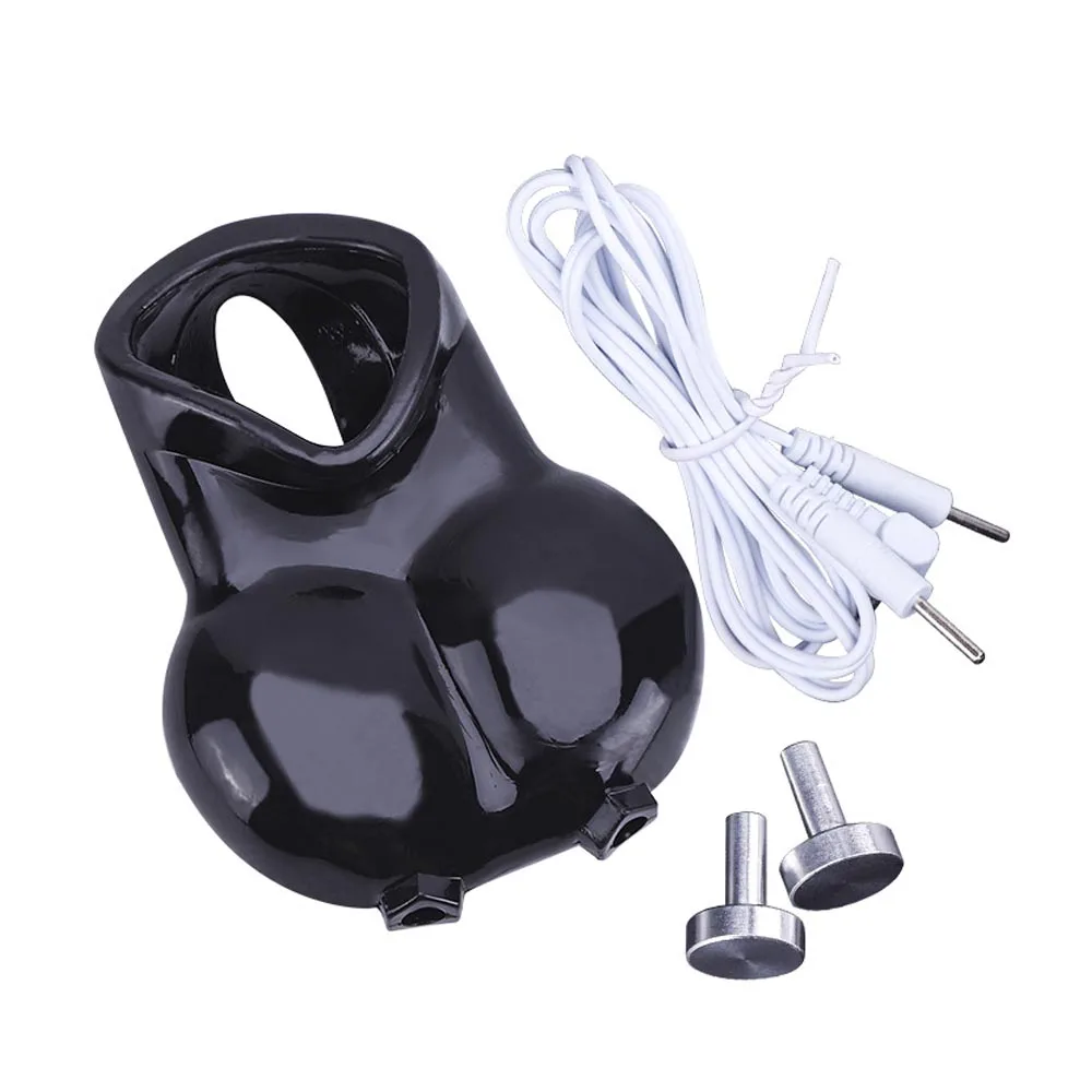 Electric Stimulation Massage Sex Toys Electro Shock Pulse Anal Butt Plug Penis Cage/Plug/Ring Nipple Clamp Labia Clip SM Roller
