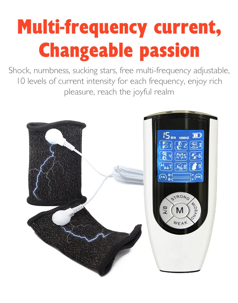 Electric Stimulation Massage Sex Toys Electro Shock Pulse Anal Butt Plug Penis Cage/Plug/Ring Nipple Clamp Labia Clip SM Roller