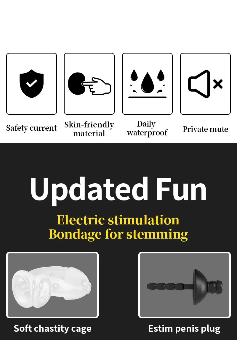 Electric Stimulation Massage Sex Toys Electro Shock Pulse Anal Butt Plug Penis Cage/Plug/Ring Nipple Clamp Labia Clip SM Roller