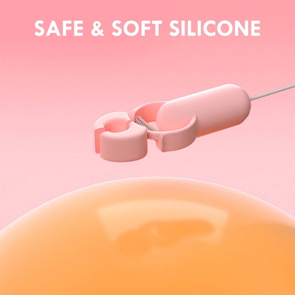 10 Speeds Vibrating Nipple Clamps Breast Clips for Women Breast Massage Vibrator Enhancer Clitoris Licking Sex Toys for Adult 18 10 Speeds Vibrating Nipple Clamps Breast Clips for Women Breast Massage Vibrator Enhancer Clitoris Licking Sex Toys for Adult 18